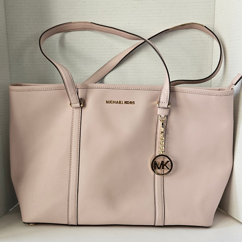 Michael Kors Blush Pink Large Tote Work Bag